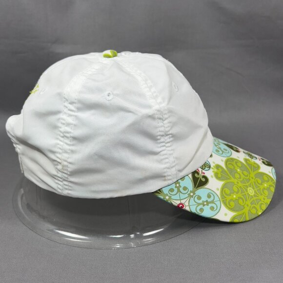 Glove It Strapback Cap Hat White Sportswear Biking Running Athletic Golf Womens - Picture 5 of 15